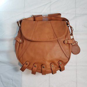Roccatella Brown Leather Bag